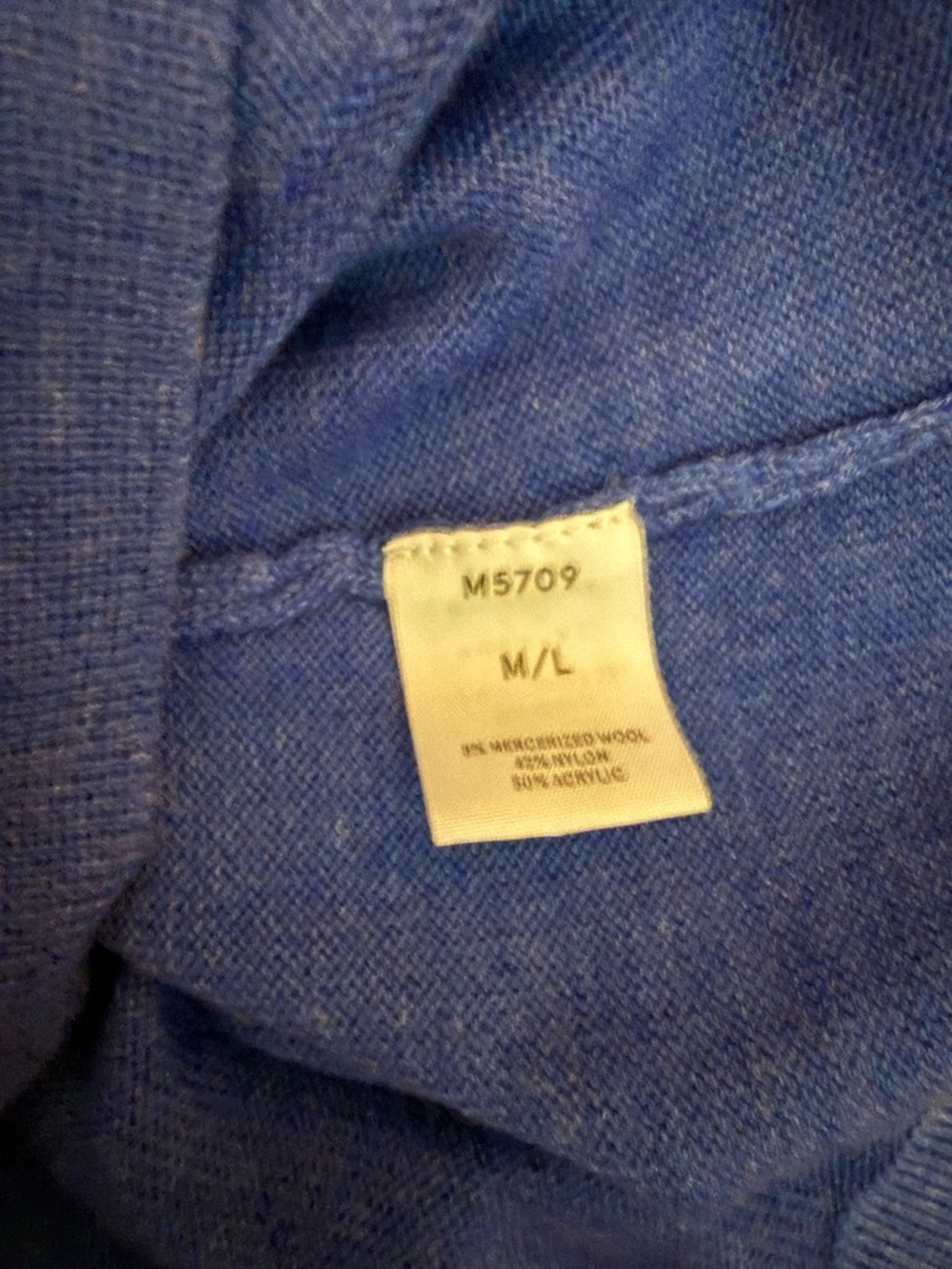 Kerisma V-Neck Sweater in Vibrant Blue - Picture 3 of 4